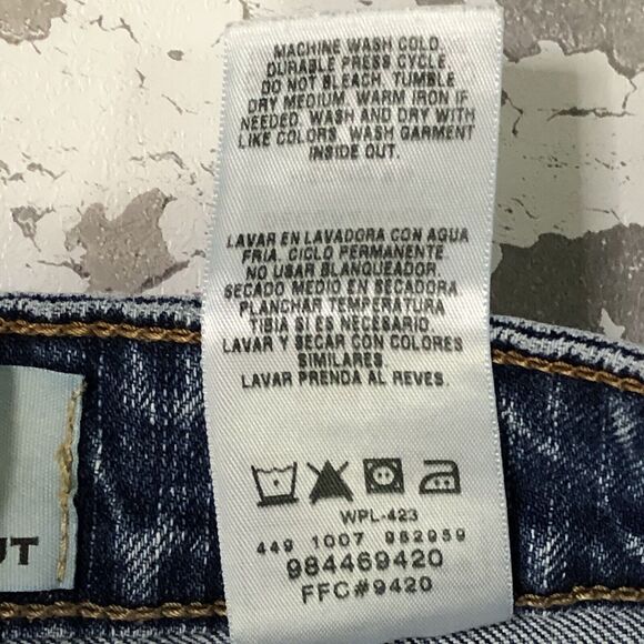 Levi's Signature Series Jeans 12 Women Boot Cut 30x28 Blue Mid Rise Light Wash - Picture 11 of 14